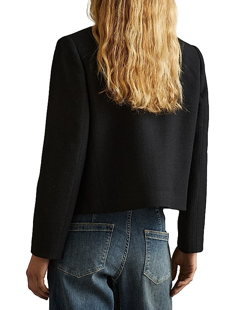 Nola Wool Crop Cardigan