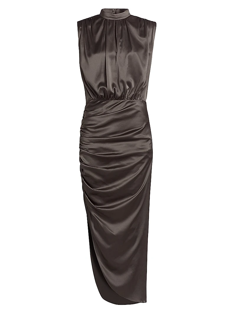 Aude Silk Midi-Dress