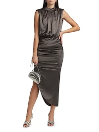 Aude Silk Midi-Dress