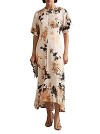 Chrissy Floral Midi-Dress