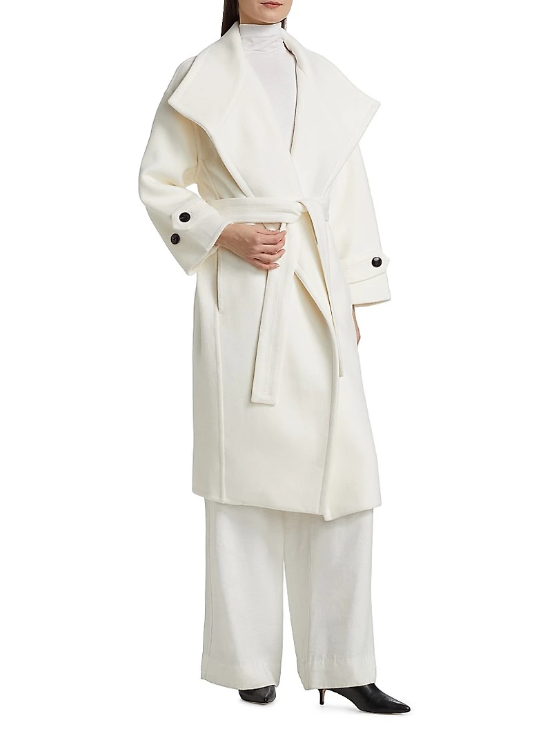 Evelyn Wool-Cashmere Trench Coat