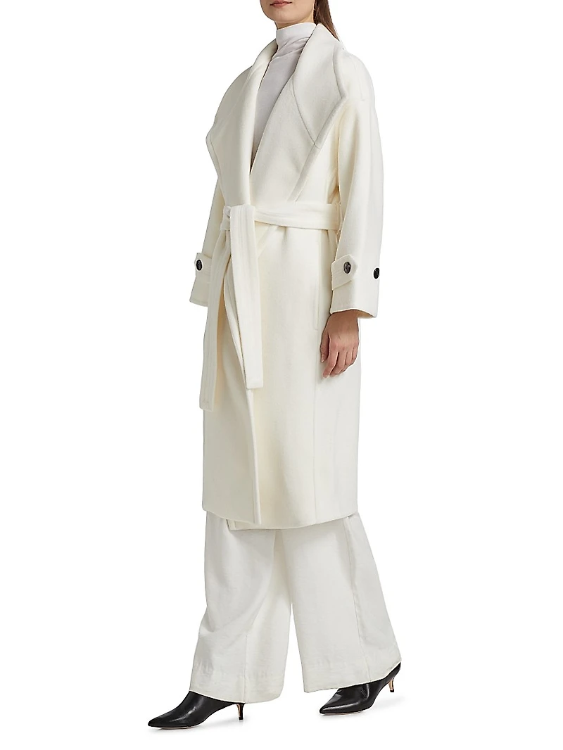 Evelyn Wool-Cashmere Trench Coat
