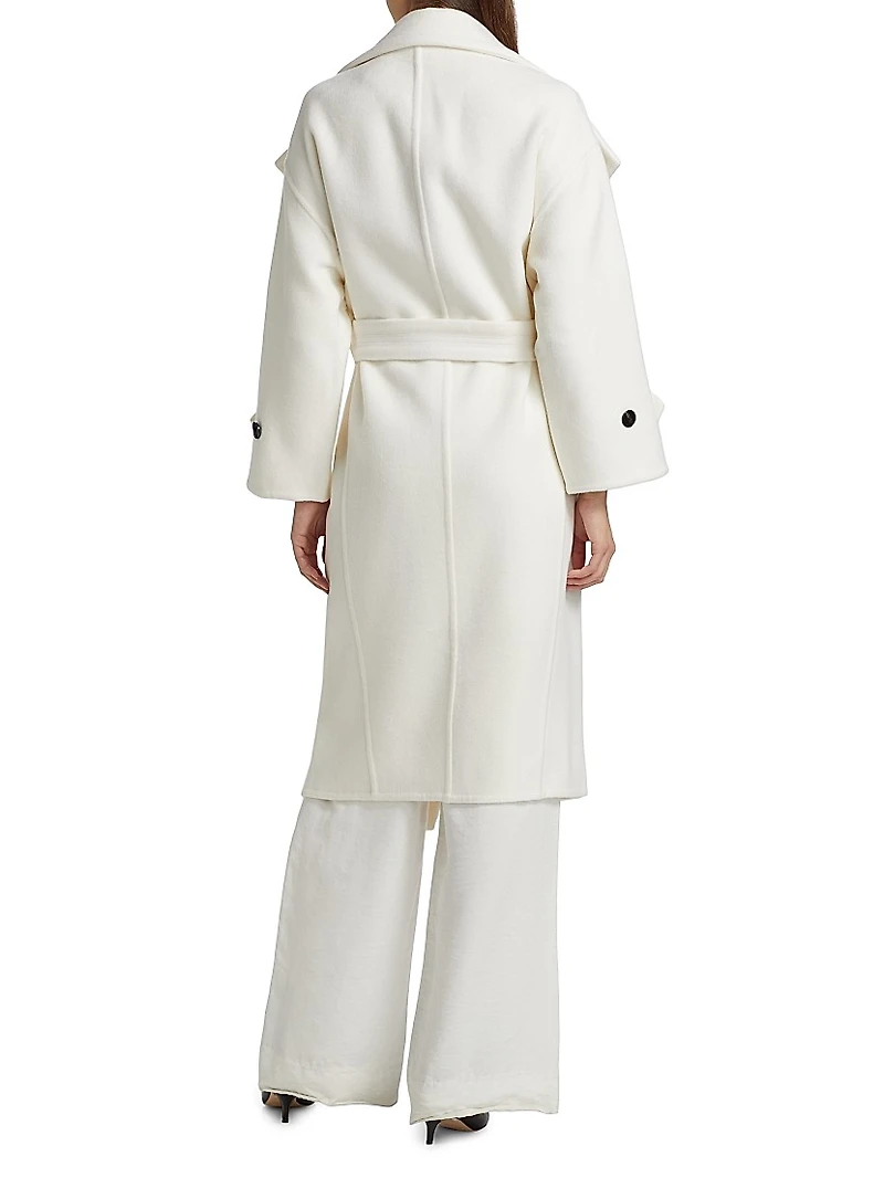 Evelyn Wool-Cashmere Trench Coat