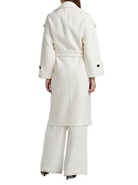 Evelyn Wool-Cashmere Trench Coat