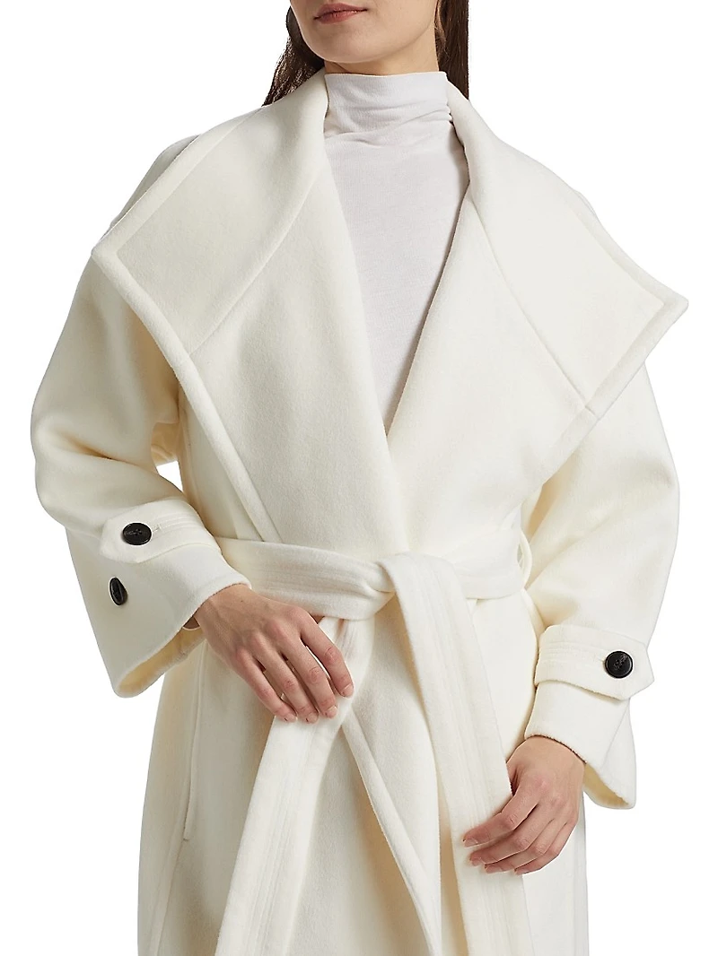 Evelyn Wool-Cashmere Trench Coat