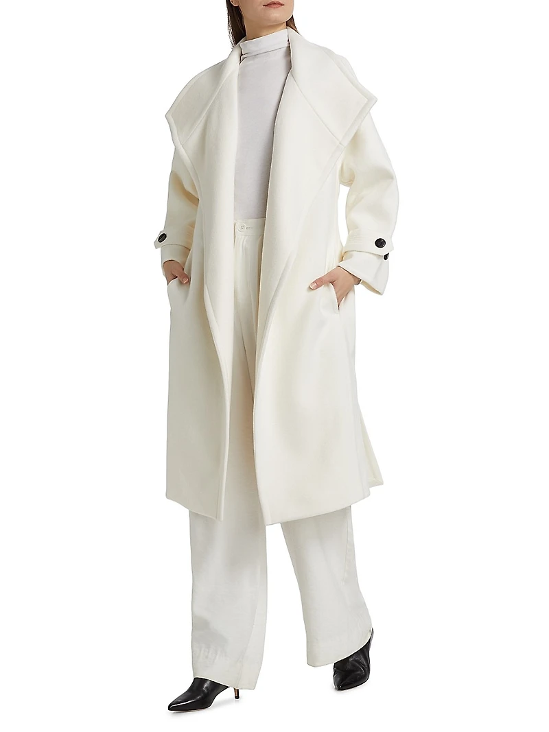 Evelyn Wool-Cashmere Trench Coat
