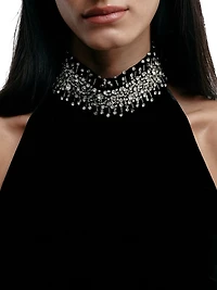 Hemingway Crystal-Embellished Silk Maxi-Dress