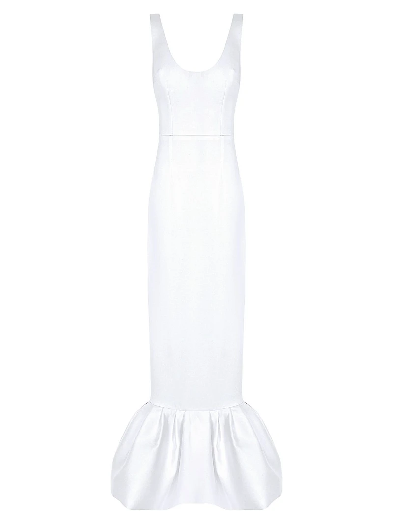Pualo Satin Mermaid Gown