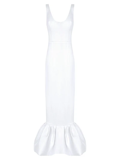 Pualo Satin Mermaid Gown