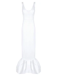 Pualo Satin Mermaid Gown