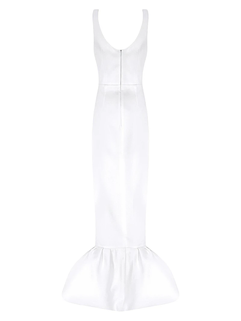 Pualo Satin Mermaid Gown