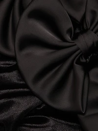 Constance Bow Cut-Out Column Gown