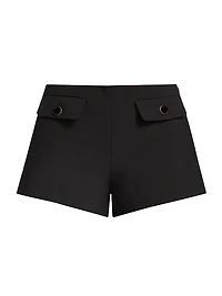 Aneila Mid-Rise Shorts