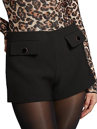 Aneila Mid-Rise Shorts