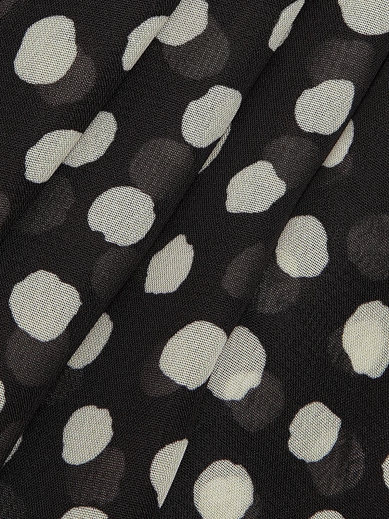 Carlotta Polka Dot Tie Minidress