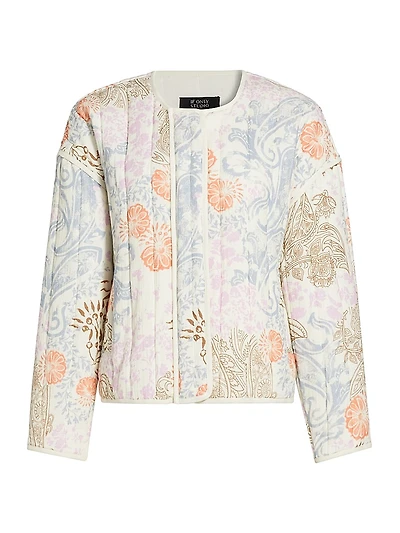 Paisley Padded Cotton Jacket