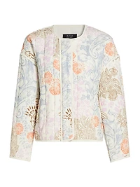 Paisley Padded Cotton Jacket