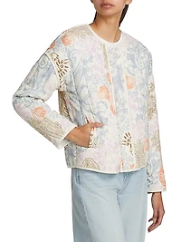 Paisley Padded Cotton Jacket