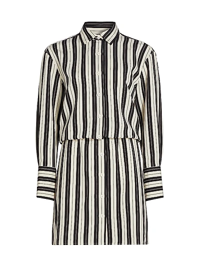 Striped Shirtdress