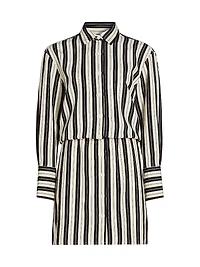 Striped Shirtdress