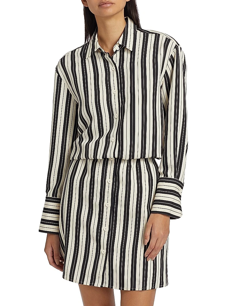 Striped Shirtdress