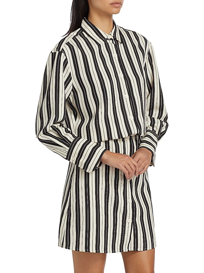 Striped Shirtdress