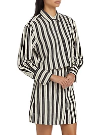 Striped Shirtdress