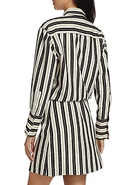 Striped Shirtdress