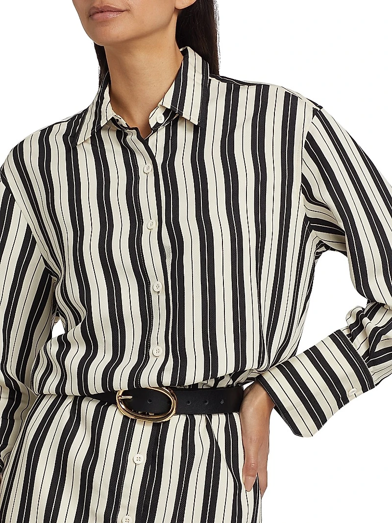 Striped Shirtdress