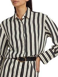 Striped Shirtdress
