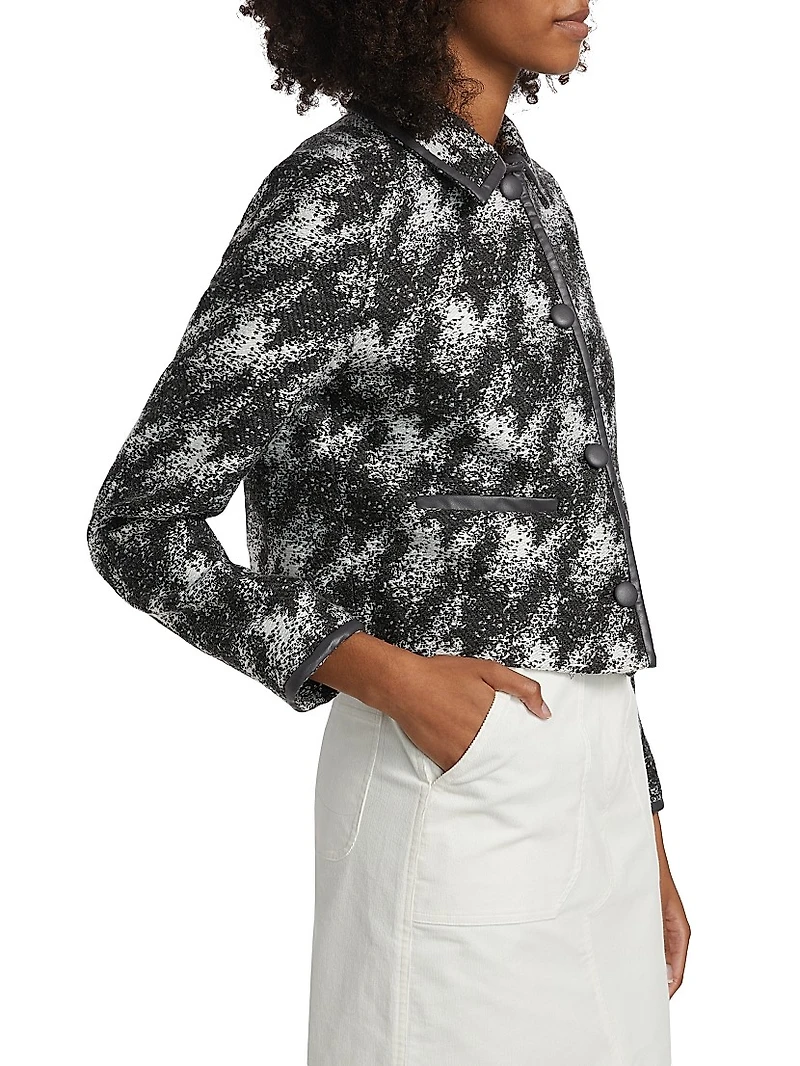 Two-Tone Crop Jacket