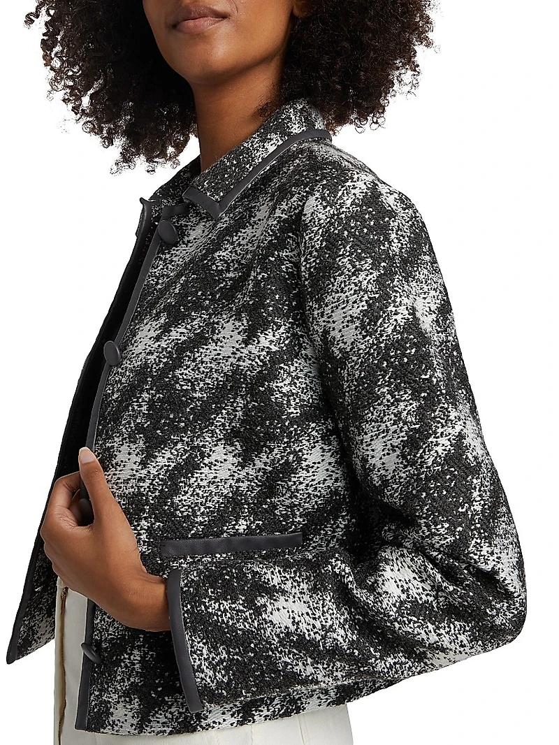 Two-Tone Crop Jacket