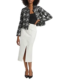 Two-Tone Crop Jacket
