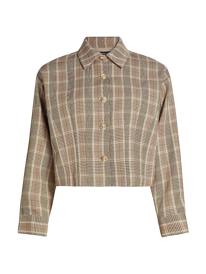 Plaid Stretch Jacket