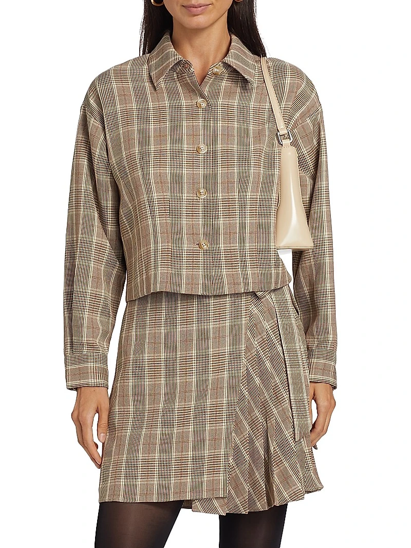 Plaid Stretch Jacket
