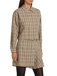 Plaid Stretch Jacket