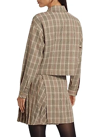 Plaid Stretch Jacket