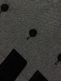 Velvet-Trim Sleeveless Sheath Minidress