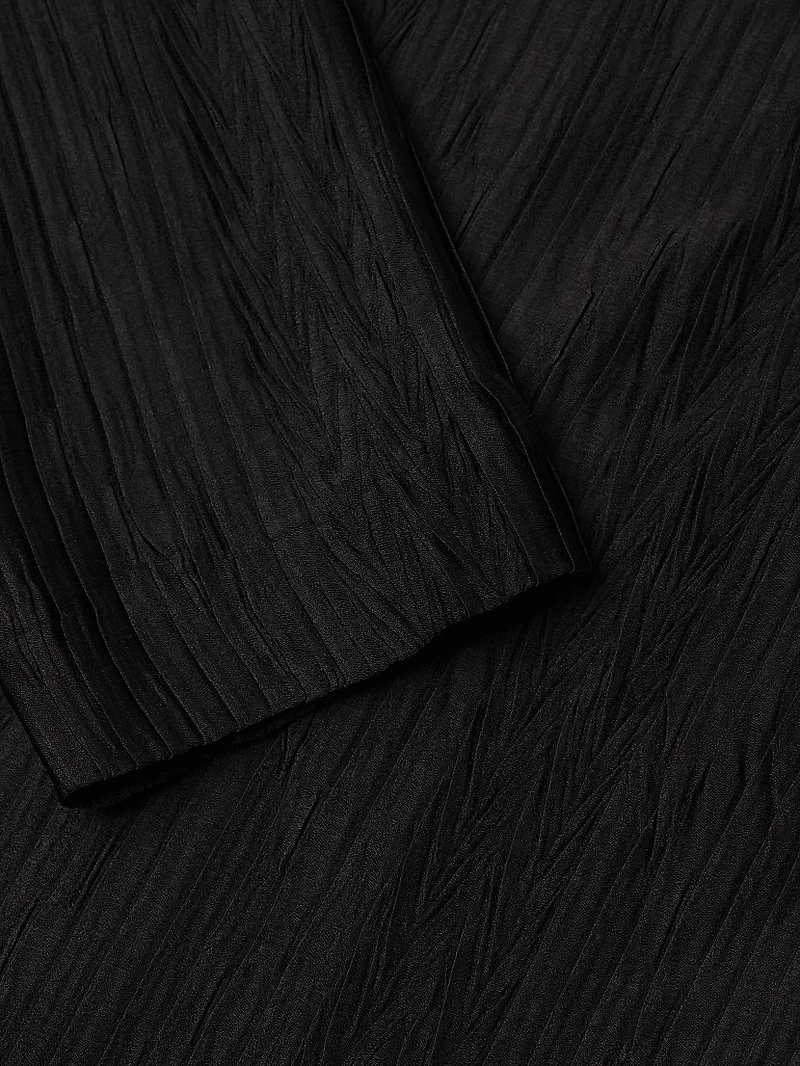 Sidonie Moiré Long-Sleeve Top