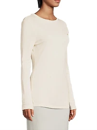Jaquot Silk Long-Sleeve Top