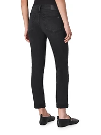 Dre Low-Rise Cropped Boyfriend Jeans