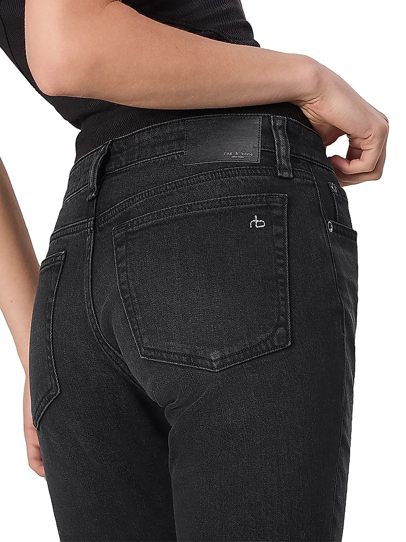 Dre Low-Rise Cropped Boyfriend Jeans