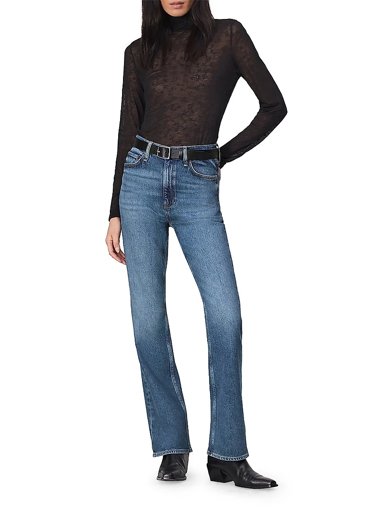 Peyton High-Rise Boot-Cut Jeans