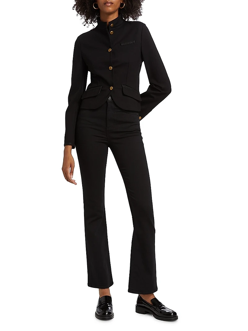 Flexi Peyton High-Rise Boot-Cut Jeans