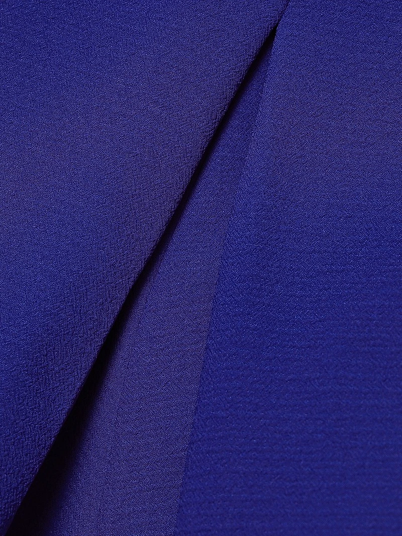 Stretch Crepe V-Neck Midi-Dress