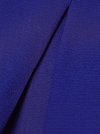 Stretch Crepe V-Neck Midi-Dress