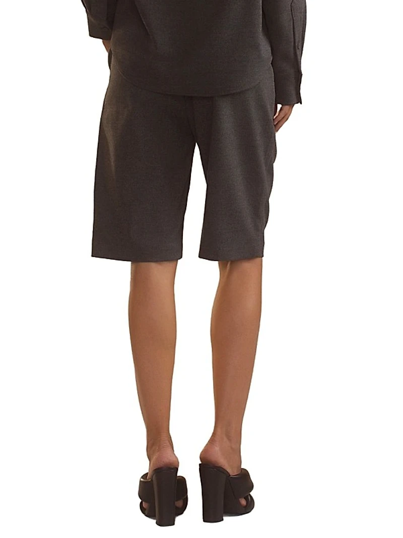 High-Rise Bermuda Shorts