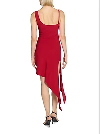 Crepe Asymmetric dress