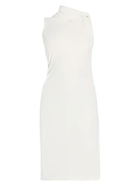 Stretch Crepe Jersey Dress