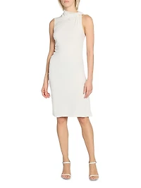 Stretch Crepe Jersey Dress